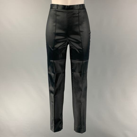 BALMAIN Size 4 Navy Acetate Blend Solid Casual Pants - Picture 1 of 1